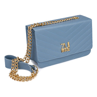 Bolsa De Lado Feminina, Bolsa Rosa, Tiracolo, Shoulder Bag Cor Azul-aço Bolsa De Lado Feminina, Bolsa Rosa, Tiracolo, Shoulder Bag Cor Azul-aço