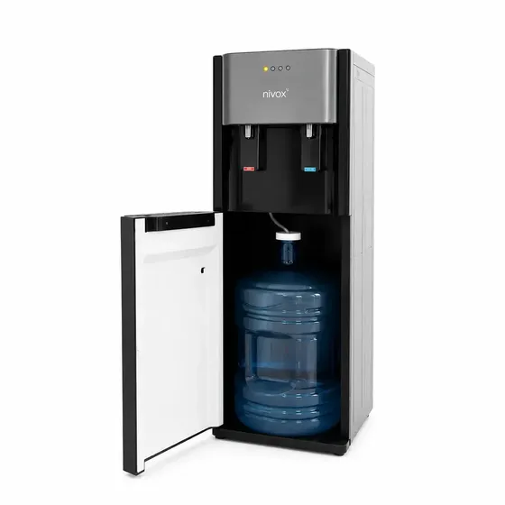 Dispensador De Agua Bidón Oculto Nivox Negro  Frío/caliente