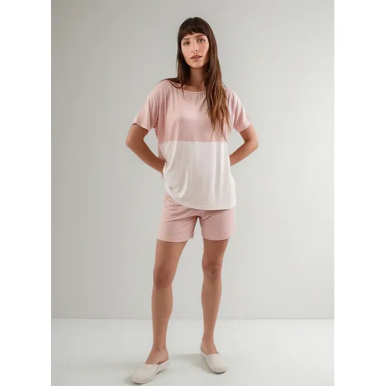 Pijama Manga Corta Short Modal Lencería Lumiere