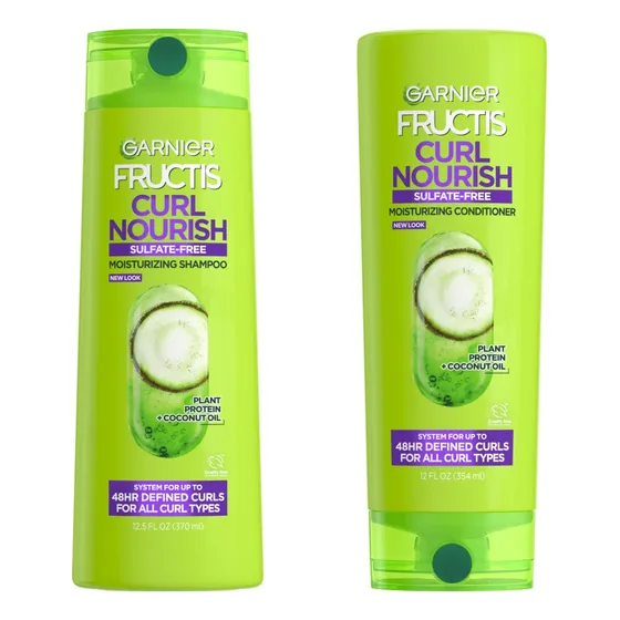  Kit Shampoo Y  Acondicionador Garnier Curl Nourish Sin Sal