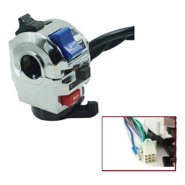 Comando Luces Izquierdo Para Motos Chopper Con Ahogador