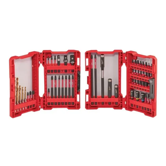 Kit De Brocas Y Puntas Alto Impacto Shockwave Milwaukee 56pz