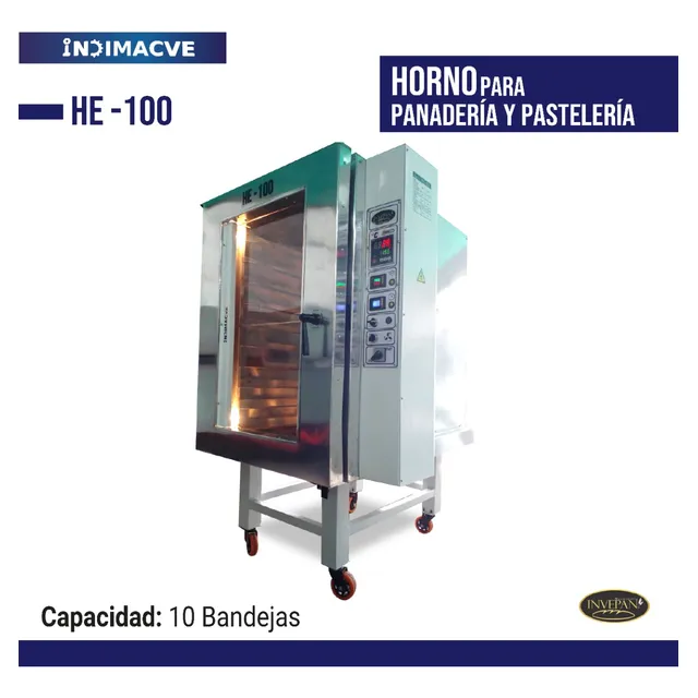 Horno Eléctrico Industrial Panadero - 10 Bandejas