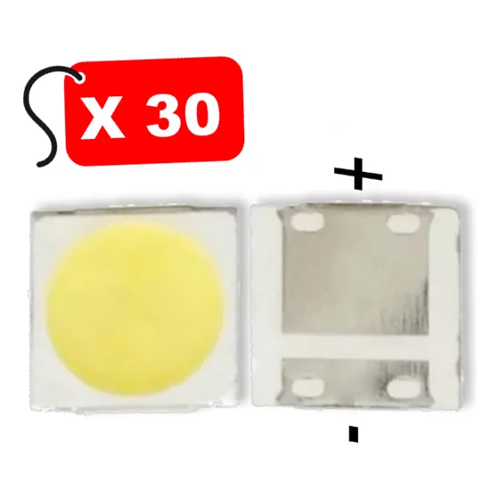 Led 3535 Smd Repuesto Barra De Televisión 10 Led 6v 250ma 2w