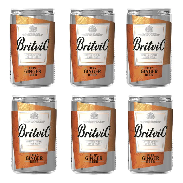 Britvic Ginger Beer Lata 150ml X6 Reino Unido