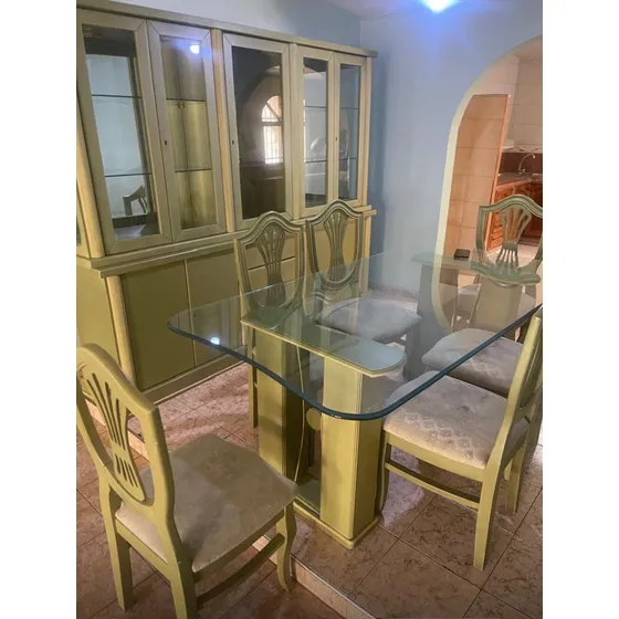 Juego De Comedor De Vidrio
