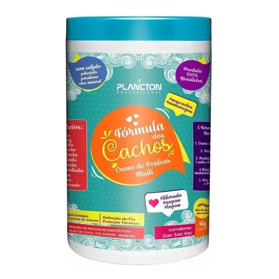 Plancton Formula Dos Cachos Creme De Pentear 1kg