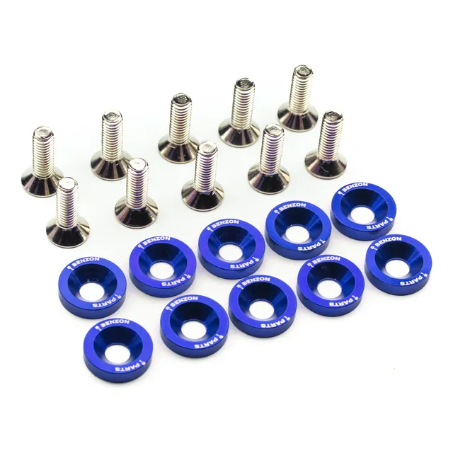 Arandelas Anodizadas Benzon M6 X10 Unidades Premium Colores