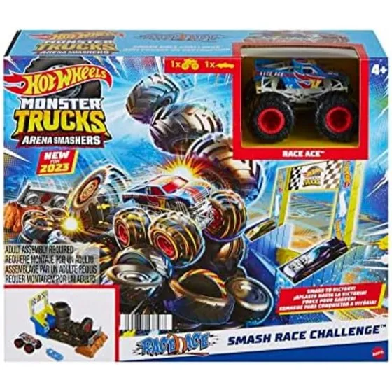 Hot Wheels Monster Trucks Arena World Reto De Carrera Race