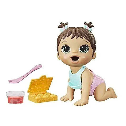 Boneca Baby Alive Lil Snacks Come Cocô Com Tema De Lanche De