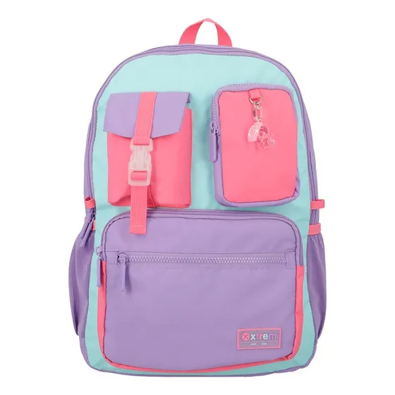 Mochila Xtrem Cleveland 4xt Multicolor Diseño de la tela Lisa