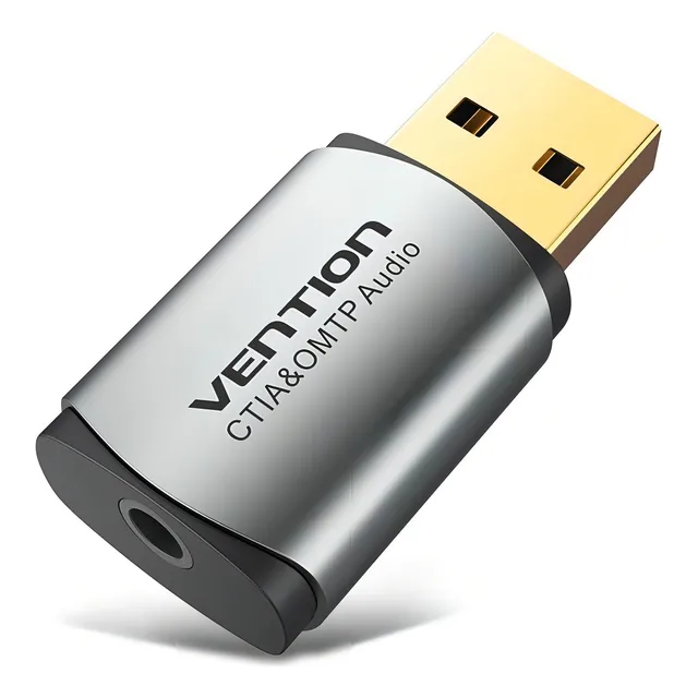 Adaptador Tarjeta De Audio Externo Usb Jack 3.5 Ctia Vention