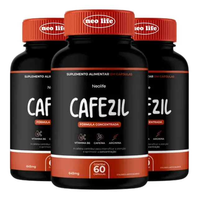 3x Cafezil 180 Caps Original - Envio Rápido - Loja Oficial