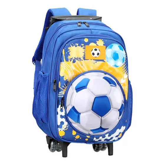 Mochila Carrito Carro Escolar Grande Reforzada Rueditas Hb!