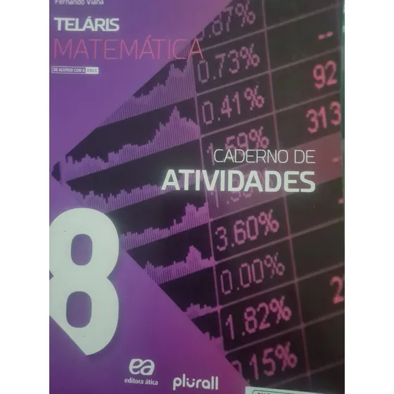 Teláris - Matemática - 8o Ano - Caderno De Atividades De Luiz Roberto Dante Pela Ática Didáticos (2019)