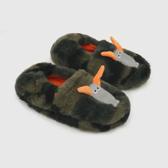 Pantufla De Niño, Elástico, Monster(28 A 38) Colloky