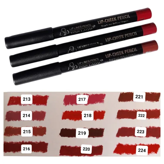 Lápiz Labial Matte Delineador De Labios Creyón Maquillaje