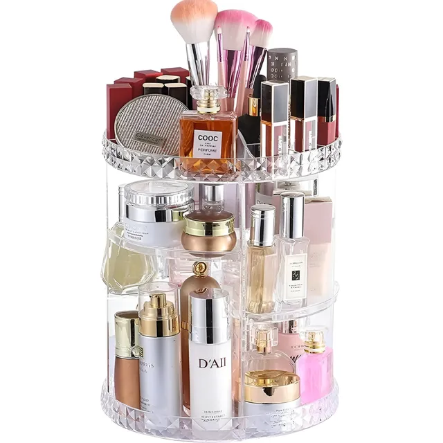 Organizador De Maquillaje De Acrílico Para Tocador Vanity