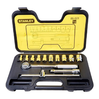 Juego Dados 1/2 Poligonal 10-22 Mm. 14 Pzas Stanley (86-501) Juego Dados 1/2 Poligonal 10-22 Mm. 14 Pzas Stanley (86-501)