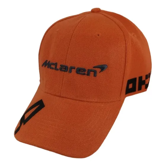 Gorra Mclaren F1 Lando Norris De Gabardina Bordada 