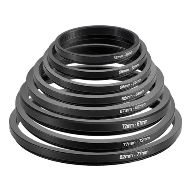 Anel Adaptador Step Up Filtro Lente(conjunto 8)49-80mm