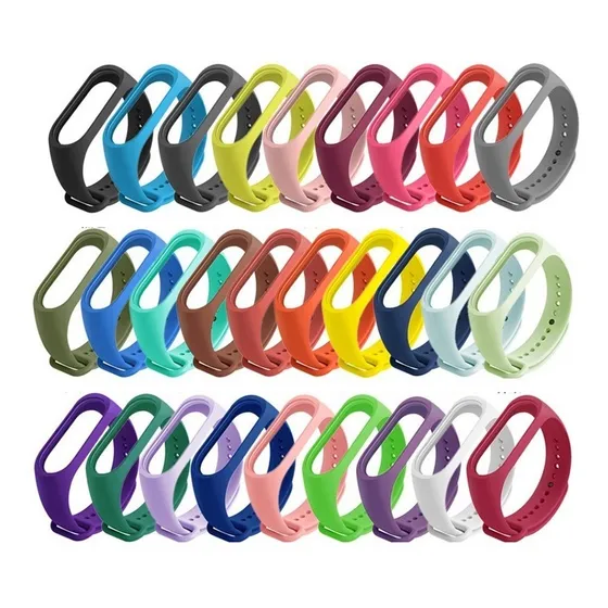 Correa De Silicona Colores Para Xiaomi Mi Band 5 Y 6