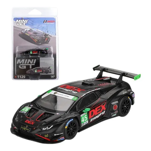 Mini GT Lamborghini Aventador SVJ 63 Roadster Preto 1:64