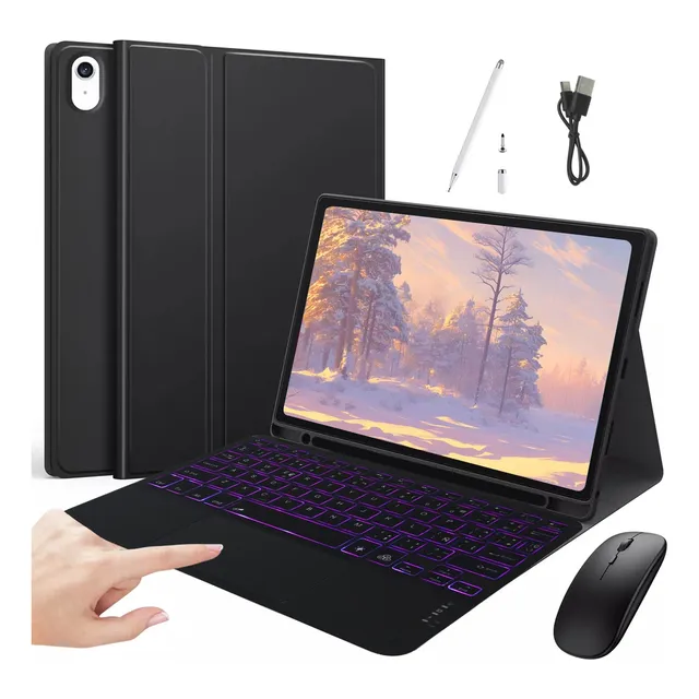 Funda Tablet Para iPad 10ª Gen 10.9'' Con Lápiz Mouse
