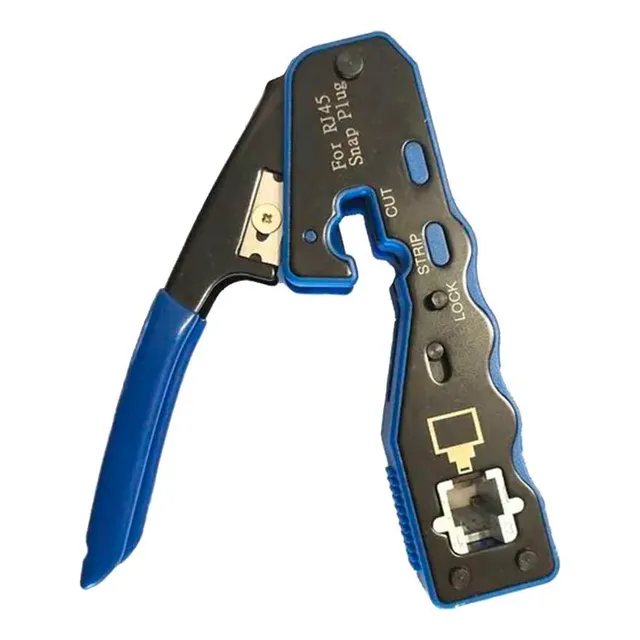 Crimpeadora Pasante Ponchadora Passthrough Rj45 Corte