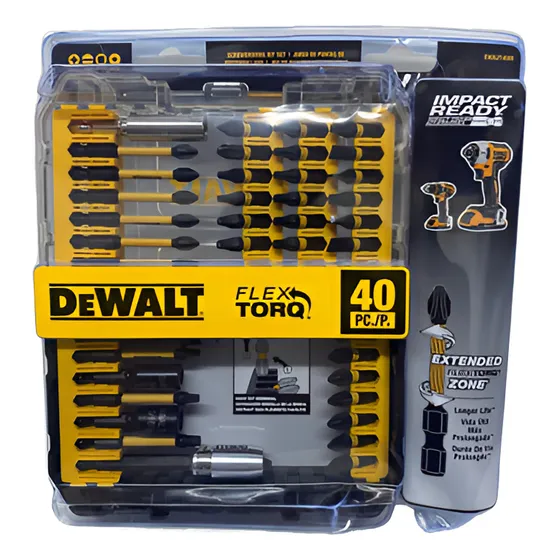 Set De Puntas De Destornillador 40 Piezas Dewalt
