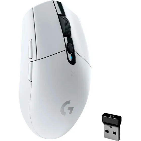 Mouse gamer de juego inalámbrico Logitech Serie G Lightspeed G305 white