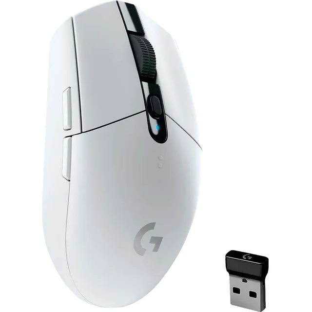 Mouse gamer de juego inalámbrico Logitech Serie G Lightspeed G305 white