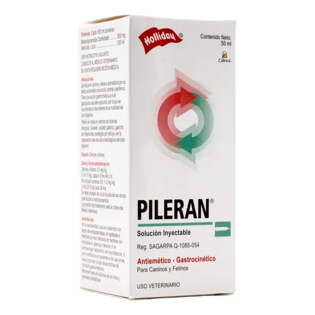 Pileran Holliday 50 Ml Para Perros Y Gatos