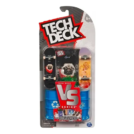 Tech Deck Finger Skate Dedos Set 2 Patinetas Vs Series