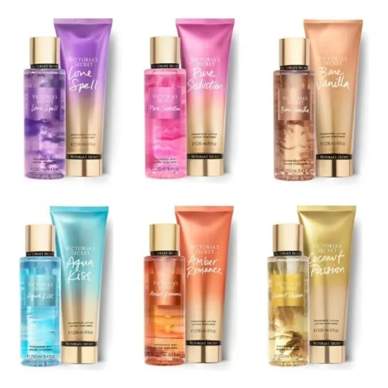 Paca De 10 Piezas De Victoria Secret Crema, Bodies, Shampoo Surtido