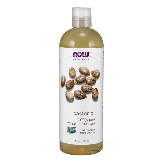 Aceite De Ricino 100% Puro Now 473ml Usa