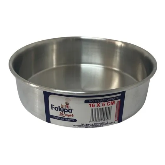 Molde  Redondo Tipo Arcoiris 16x5 Aluminio Falupa