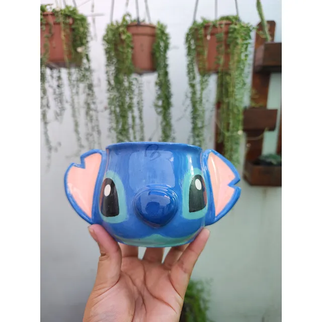 Taza Stitch/angel 250 Ml