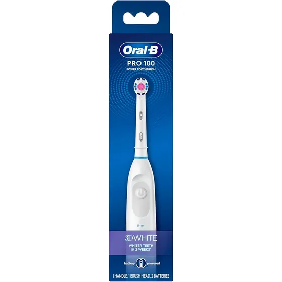 Cepillo Dental Electrico Oral B Pro 100 3d White + Batería 