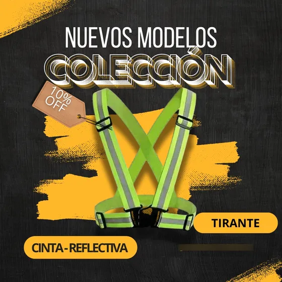 Tirante Vial Reflectivo Emg Promedió Talla Única