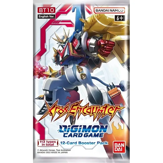 Sobre o jogo de cartas Digimon: Xros Encounter - Booster Pack