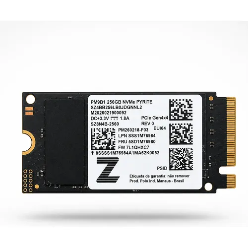 Ssd Nvme M.2 2242 512gb Samsung Pcie Gen3 X4 Mz-alq512b Preto