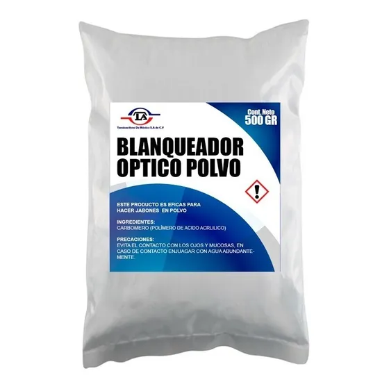 Blanqueador Optico Abrillantador Para Detergentes 500 Gr