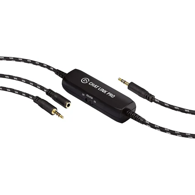 Elgato Cable 3.5mm Hembra - 2x 3.5mm Macho, 2.5 Metros Negro