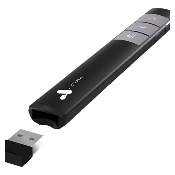 Presentador Astra Inalámbrico Con Apuntador Laser Usb
