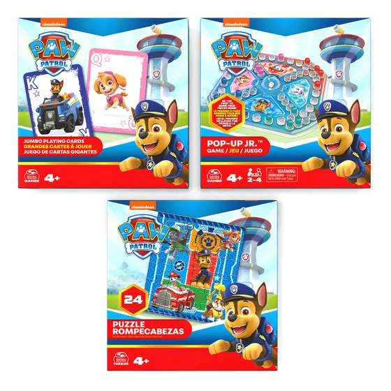 Cardenal Paw Patrol set de cartas gigantes pop-up rompecabezas