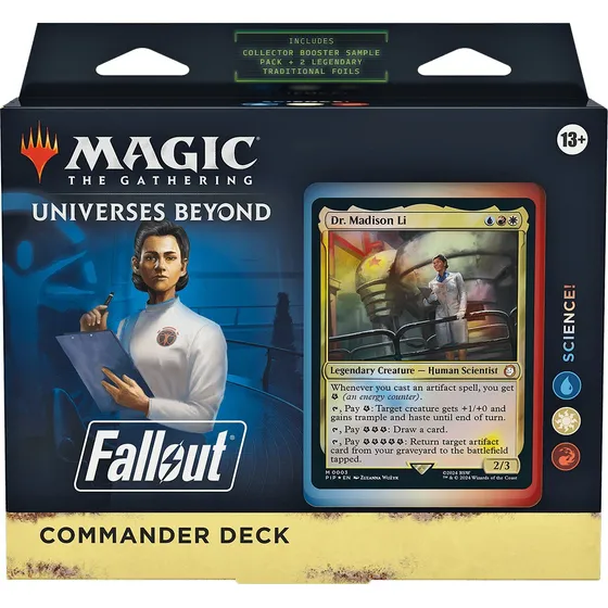 Magic Cartas Commander Deck Fallout Science