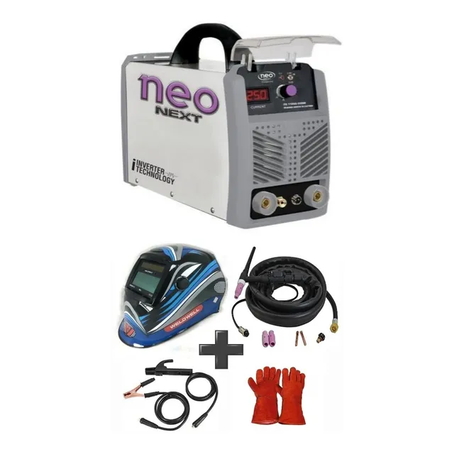 Máquina De Soldar Tig Neo 250a / Alta Frecuencia + Máscara 