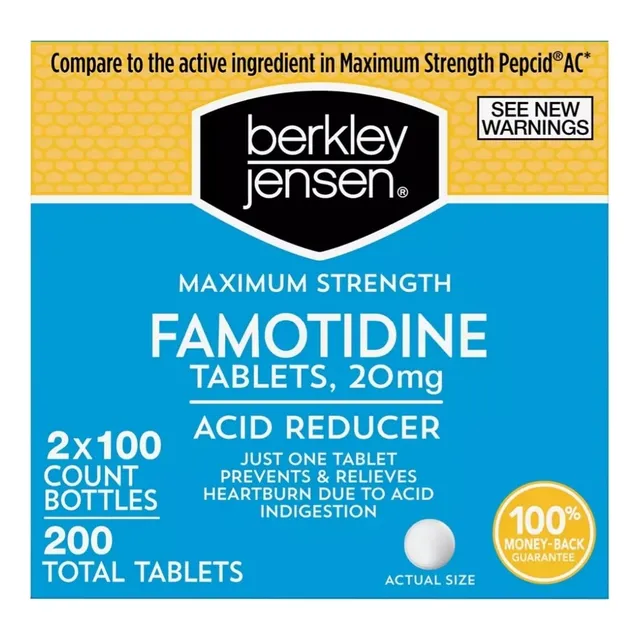 Berkley Jensen Tabletas Reductoras De Acido De Famotidina De