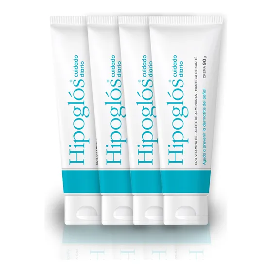 Kit Hipoglos Cuidado Diario Sin Parabenos 90g X 4 Und